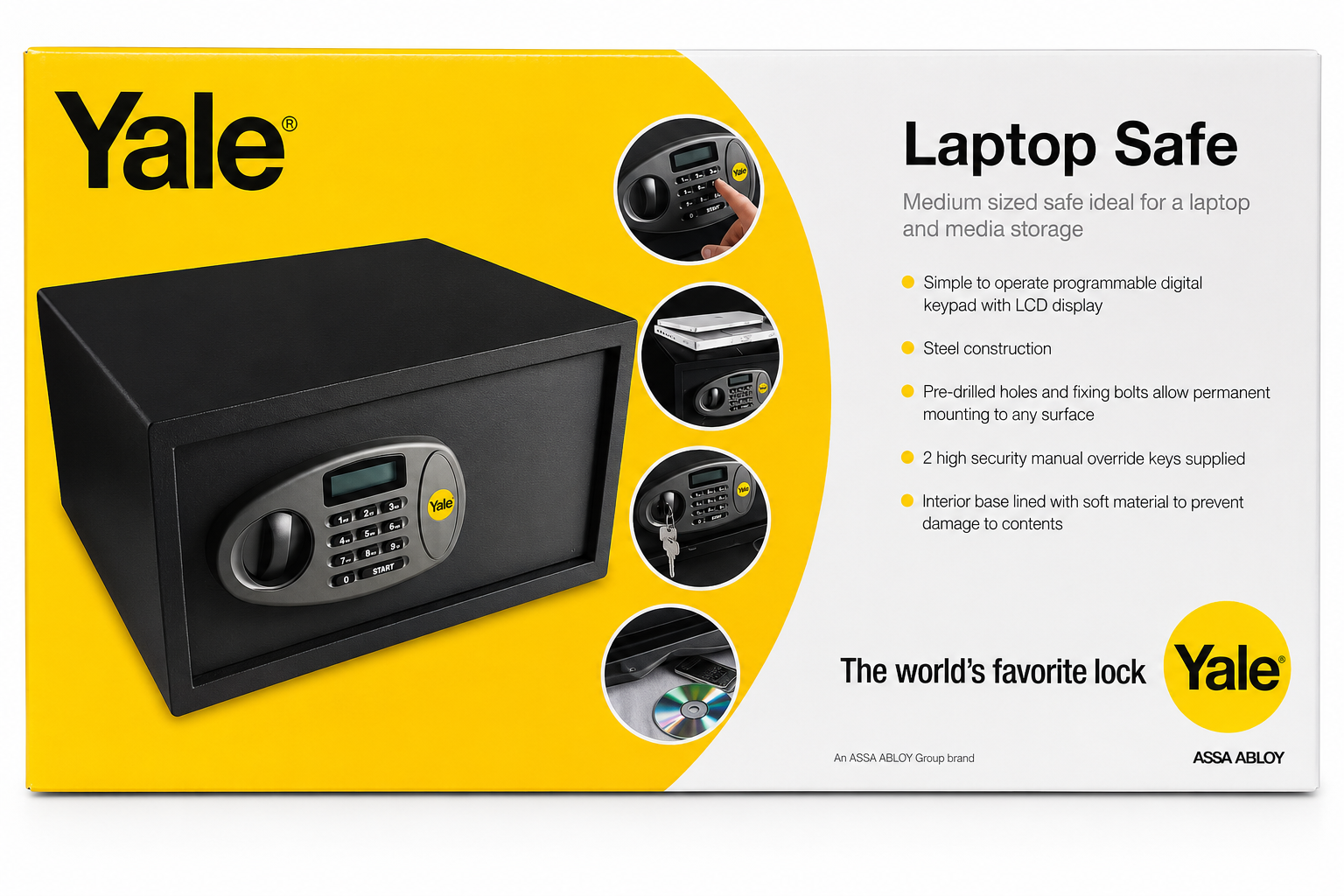 Digital Laptop Safe Yale SFT-35EDL