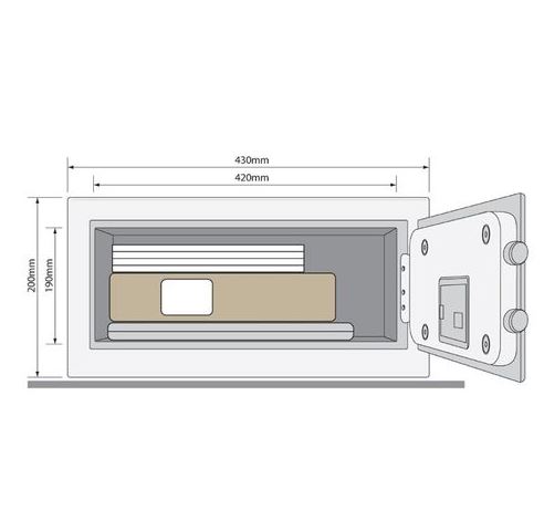 Digital Laptop Safe Yale SFT-35EDL - Image 4