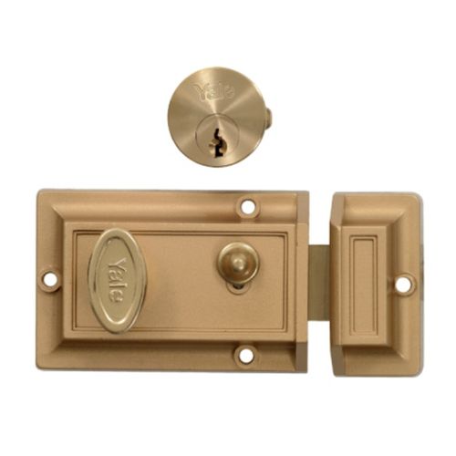Yale Night Latch 564 - Gold